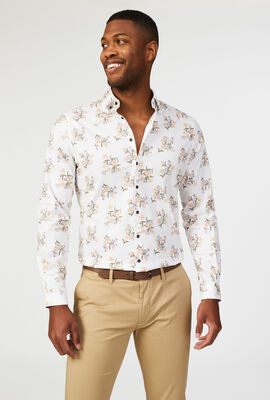 Essendon Shirt, White/Pink, hi-res